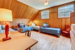 Queen Bedroom with Twin Bed at The Barn